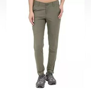 Mountain Hardwear Pants Womens Size 10‎ Army Green Wick Hiking Ankle utility